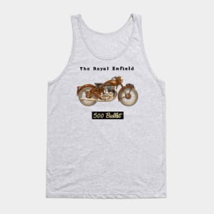 Gorgeous Vintage Royal Enfield 500 Bullet by MotorManiac Tank Top